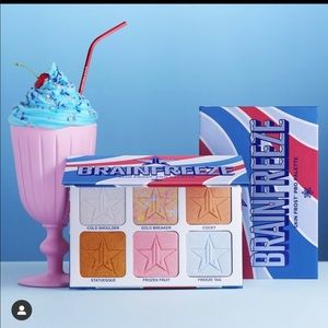 JeffreeStar cosmetic brainfreeze skin frost pallet